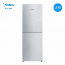 美的（Midea）电冰箱/BCD-175M 双门 175L 直冷 机械控温 三级能效 银色 一年保修