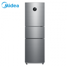 美的(Midea)260升 风冷无霜三门冰箱 双变频一级能效 小型家用智能WIFI电冰箱 大眼萌星际银 BCD-260WTPZM(E)