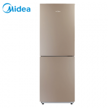 美的(Midea)190升 家用双门冰箱 节能静音 持久锁冷 HIPS环保内胆 阳光米 BCD-190CM(E)